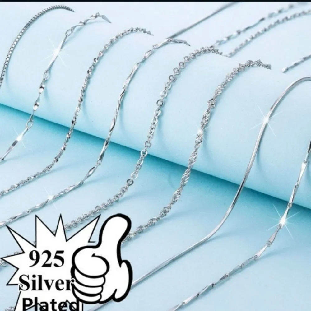 Damaged Silver plated necklace / chain